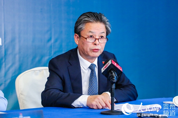 中國-東盟中心秘書長陳德海。吳少飛 攝