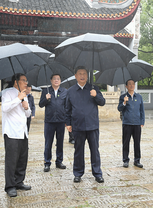 2020年9月17日，習(xí)近平在湖南大學(xué)岳麓書(shū)院考察調(diào)研，了解人才培養(yǎng)、文化傳承等情況。