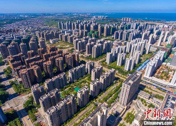 資料圖：航拍某房地產(chǎn)項目。 駱云飛 攝