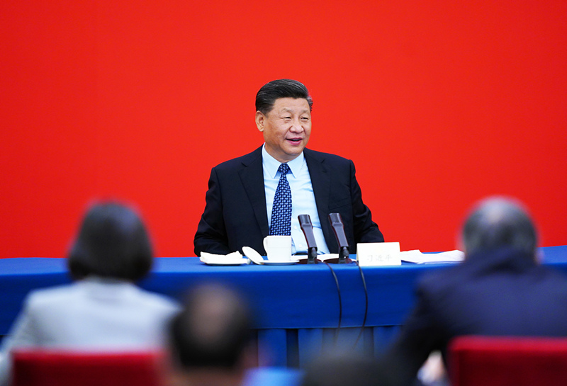 2020年5月23日，習(xí)近平總書記看望參加全國政協(xié)十三屆三次會議的經(jīng)濟(jì)界委員，并參加聯(lián)組會，聽取意見和建議。